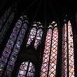 Au dessus du chœur de la Sainte Chapelle.